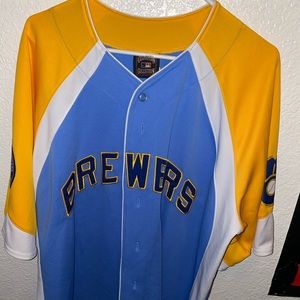 Brewers baseball jersey